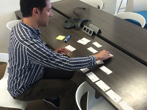 Card Sorting session